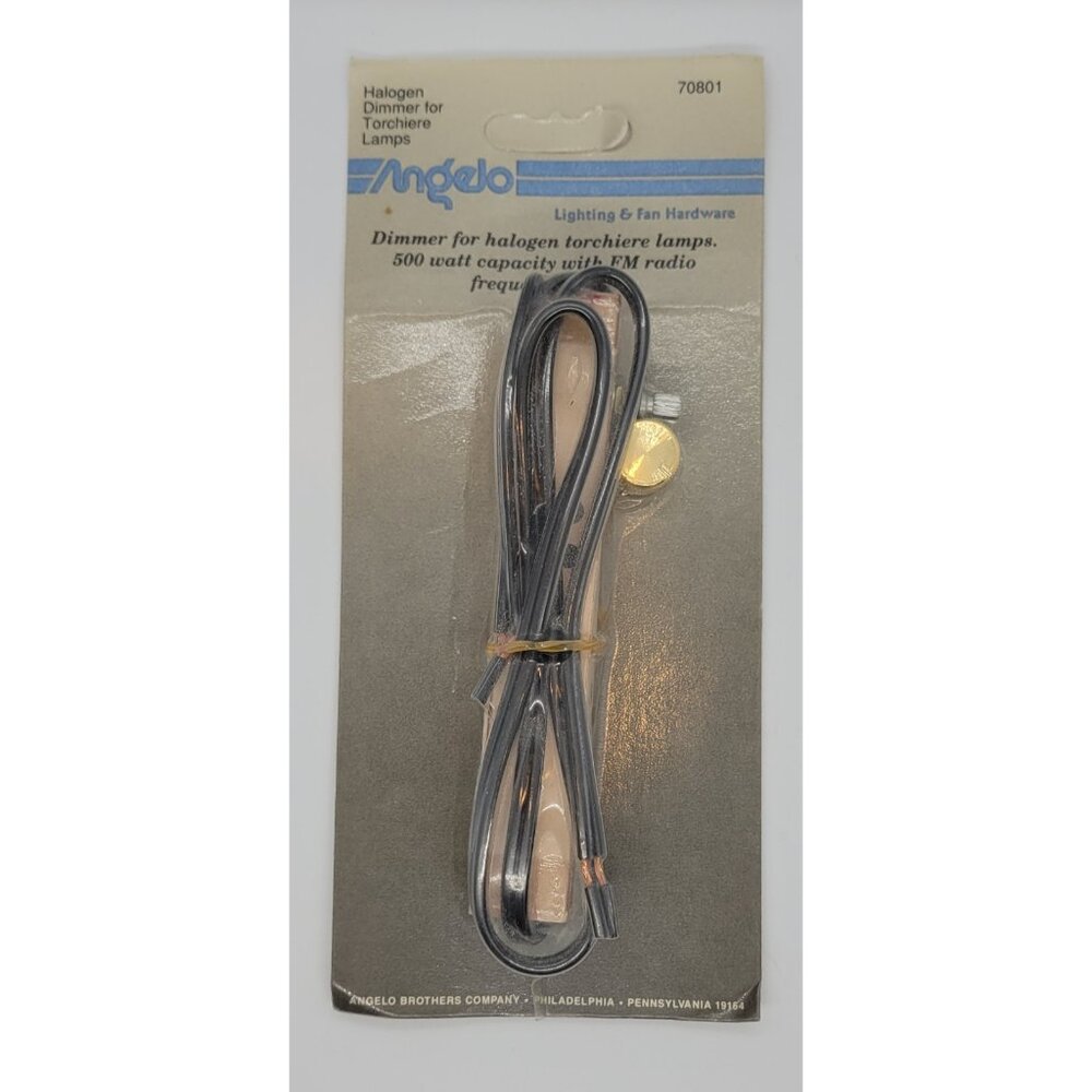 Angelo Dial Halogen Dimmer #70801 New in Package